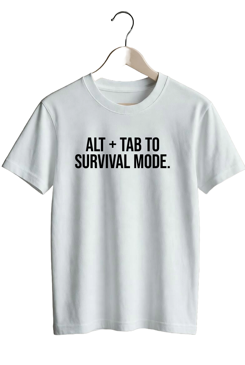 Alt + Tab to survival mode.