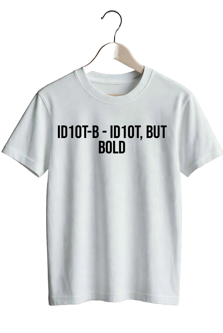 ID10T-B - ID10T, But Bold