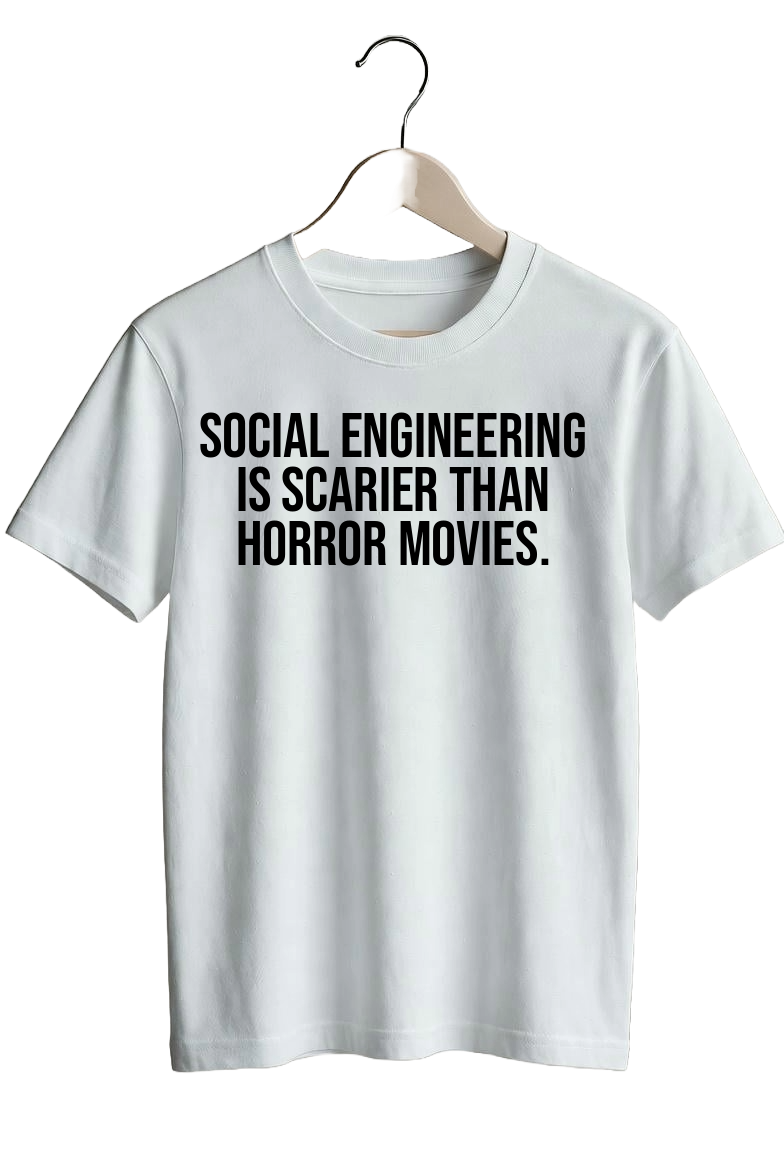 Social engineering is scarier than horror movies.