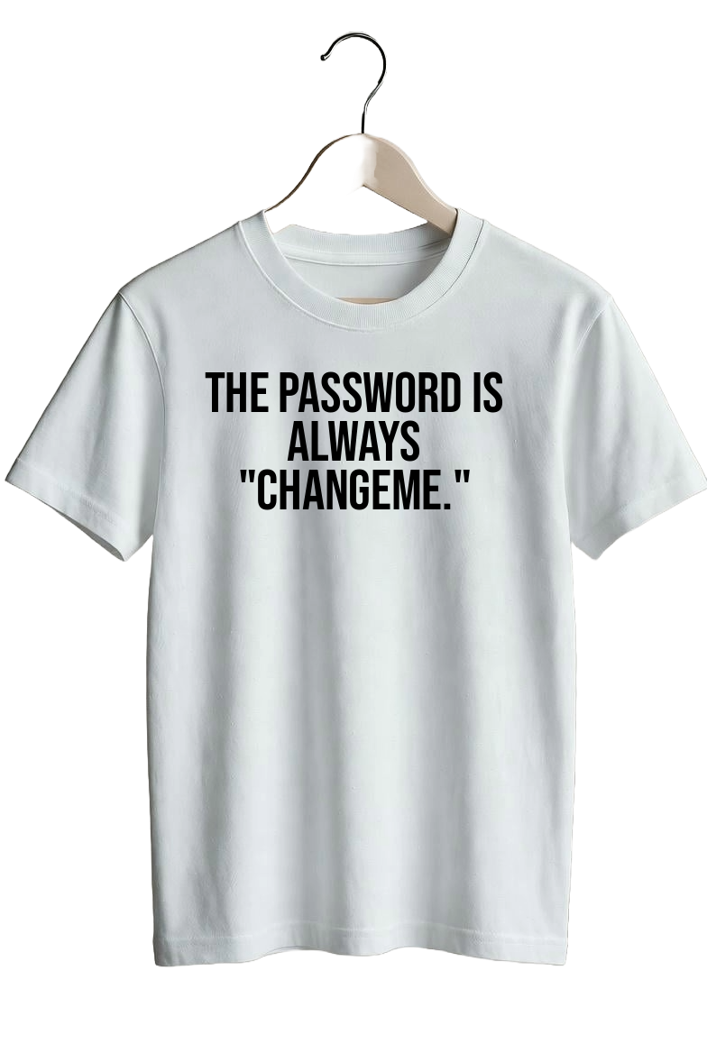 The password is always “changeme.”