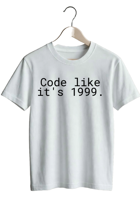 Code like it’s 1999.